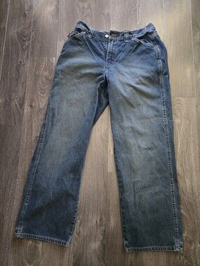 Vintage Y2K Indian Motorcycle Baggy Denim Jeans